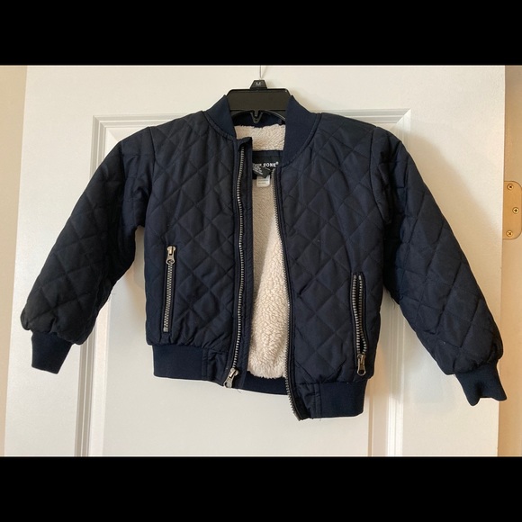 North zone kids jacket Navy quilted size 5 - Picture 6 of 6